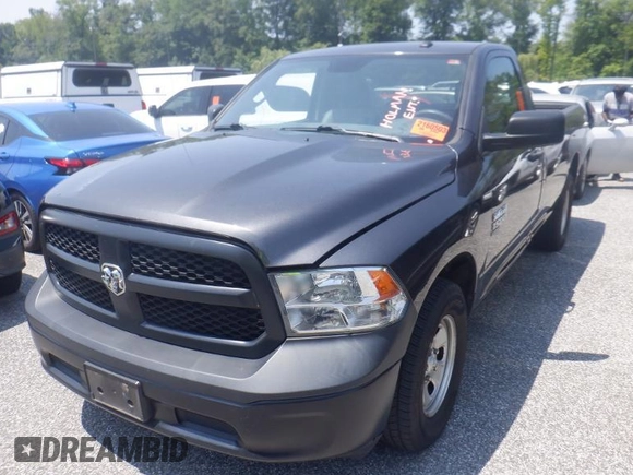 2019 Ram 1500 Tradesman z VIN 3C6JR6DGXKG502184, wystawiony jako IAAI lot #42524439 z przebiegiem 98 494 mil mil oraz . Historia ofert i sprzedaży dostępna na DreamBid. Obrazek 15.