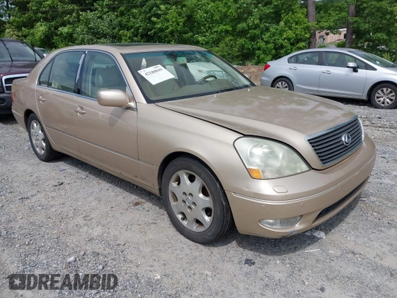 2003 Lexus LS 430 with VIN JTHBN30F130112857, listed as a IAAI auction lot 42180049 with 234,306 mi miles and . Bid and sale history available at DreamBid. Image 1.