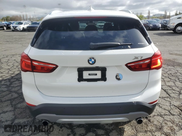 2017 BMW X1 sDrive28i with VIN WBXHU7C33H5H32827, listed as a Copart auction lot 50348265 with 117,412 mi miles and Salvage Title. Bid and sale history available at carsss.com. Image 6.