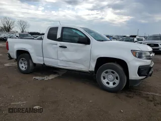 2022 Chevrolet Colorado 2WD Work Truck with VIN 1GCHSBEA2N1215262, listed as a Copart auction lot 52262275 with 35,521 mi miles and Salvage Title. Bid and sale history available at carsss.com. Image 4.