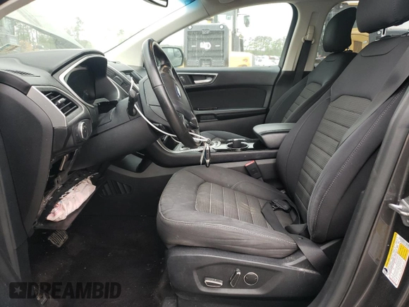 2015 Ford Edge SEL with VIN 2FMTK4J91FBB79082, listed as a Copart auction lot 50121365 with 74,251 mi miles and Salvage Title. Bid and sale history available at carsss.com. Image 7.
