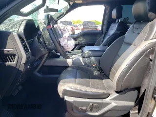 2020 Ford F-150 Raptor with VIN 1FTFW1RG5LFB66627, listed as a Copart auction lot 48729995 with 85,140 mi miles and Salvage Title. Bid and sale history available at carsss.com. Image 7.