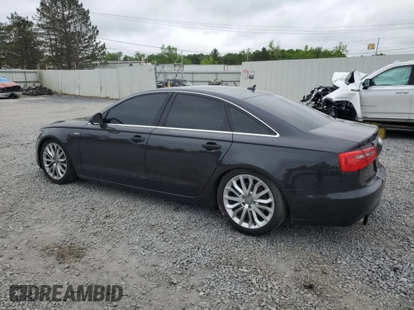 2012 Audi A6 Premium Plus with VIN WAUGGAFC6CN167050, listed as a Copart auction lot 58811945 with 108,400 mi miles and Salvage title. Bid and sale history available at DreamBid. Image 2.
