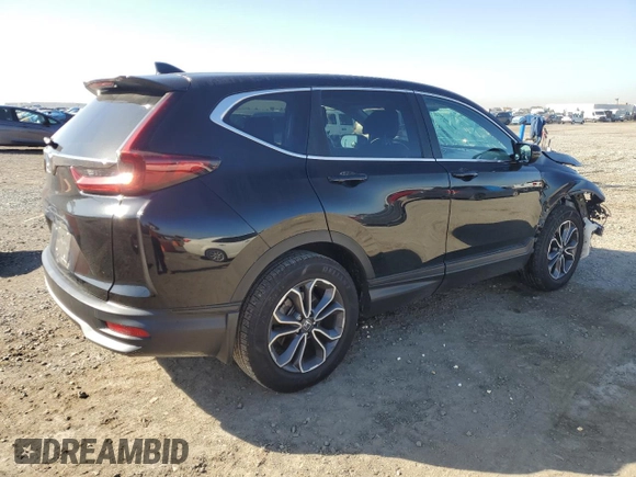 2020 Honda CR-V EX-L with VIN 2HKRW1H82LH424552, listed as a Copart auction lot 45870245 with 69,984 mi miles and Salvage Title. Bid and sale history available at carsss.com. Image 3.