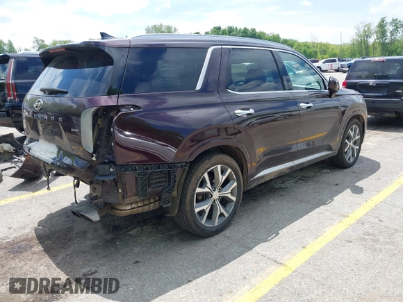 2021 Hyundai Palisade Limited with VIN KM8R5DHE0MU263048, listed as a IAAI auction lot 42365566 with 90,102 mi miles and . Bid and sale history available at DreamBid. Image 4.