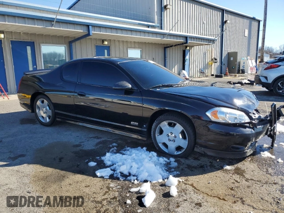2006 Chevrolet Monte Carlo SS with VIN 2G1WL15C969364547, listed as a Copart auction lot 88163065 with 199,264 mi miles and Clean Title. Bid and sale history available at carsss.com. Image 4.