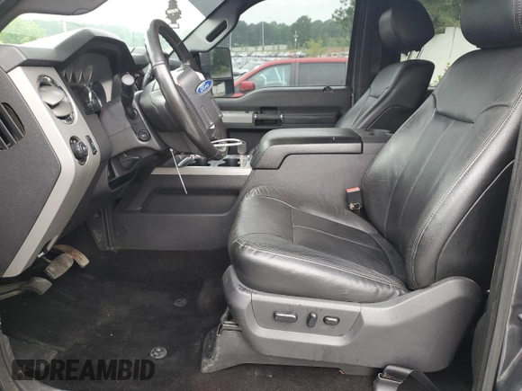 2015 Ford F-250 Lariat with VIN 1FT7W2BT5FEA44216, listed as a Copart auction lot 58973685 with 355,729 mi miles and Salvage title. Bid and sale history available at DreamBid. Image 7.
