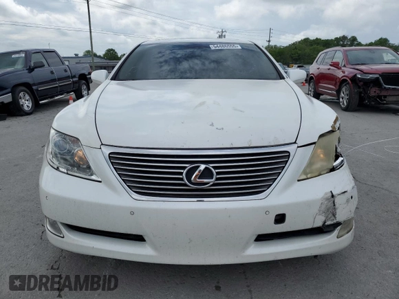 2008 Lexus LS 460 with VIN JTHBL46F185079145, listed as a Copart auction lot 54486555 with 218,237 mi miles and Clean Title. Bid and sale history available at DreamBid. Image 5.