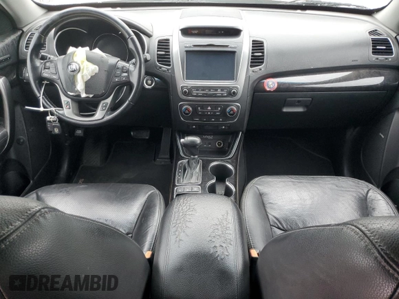 2015 Kia Sorento SX with VIN 5XYKW4A76FG644504, listed as a Copart auction lot 46346555 with 210,345 mi miles and Salvage Title. Bid and sale history available at carsss.com. Image 8.