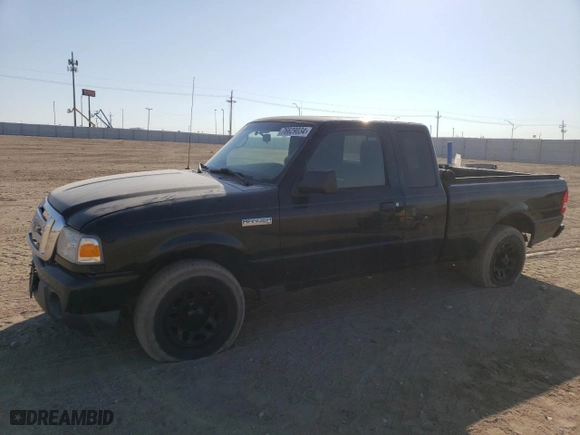 2010 Ford Ranger XLT with VIN 1FTLR4EE9APA12574, listed as a Copart auction lot 76629034 with 111,284 mi miles and Salvage Title. Bid and sale history available at carsss.com. Image 1.