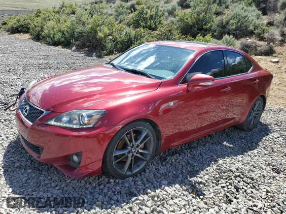 2013 Lexus IS 250 with VIN JTHBF5C22D5185919, listed as a Copart auction lot 56909575 with 125,367 mi miles and Salvage title. Bid and sale history available at DreamBid. Image 1.