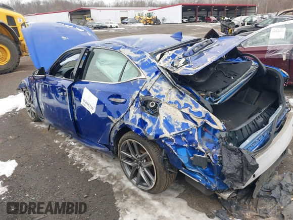 2016 Lexus IS 350 with VIN JTHCE1D26G5012388, listed as a IAAI auction lot 41298093 with 83,691 mi miles and . Bid and sale history available at DreamBid. Image 6.