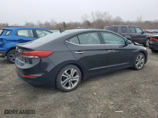 2017 Hyundai Elantra Limited with VIN 5NPD84LF0HH067505, listed as a Copart auction lot 47958715 with 67,824 mi miles and Salvage Title. Bid and sale history available at carsss.com. Image 3.