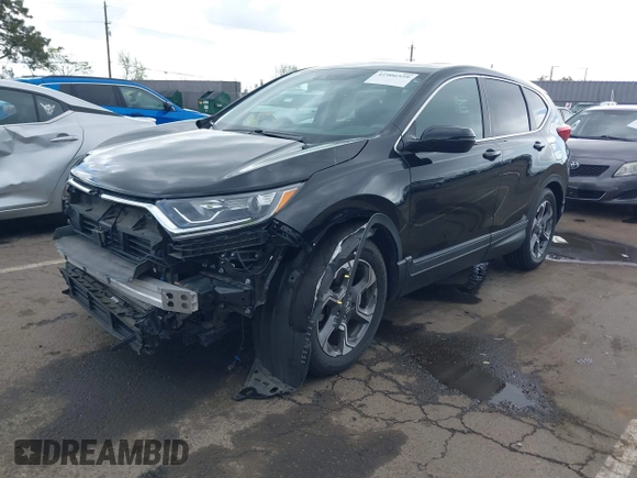 2017 Honda CR-V EX with VIN 7FARW1H51HE000859, listed as a IAAI auction lot 41906559 with 81,964 mi miles. Bid and sale history available at carsss.com. Image 2.