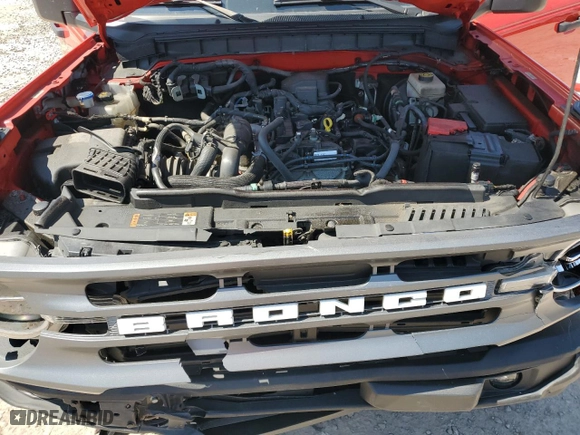 2021 Ford Bronco with VIN 1FMDE5BHXMLA82189, listed as a Copart auction lot 68893784 with 47,142 mi miles and Non Repairable. Bid and sale history available at carsss.com. Image 14.