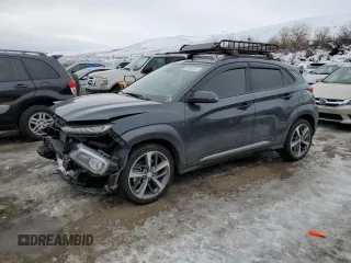 2020 Hyundai Kona Ultimate with VIN KM8K5CA50LU492060, listed as a Copart auction lot 71581672 with 25,568 mi miles. Bid and sale history available at carsss.com. Image 1.