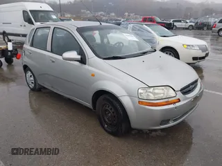 2004 Chevrolet Aveo with VIN KL1TD62684B251582, listed as a IAAI auction lot 41485485 with Not provided miles and . Bid and sale history available at DreamBid. Image 1.