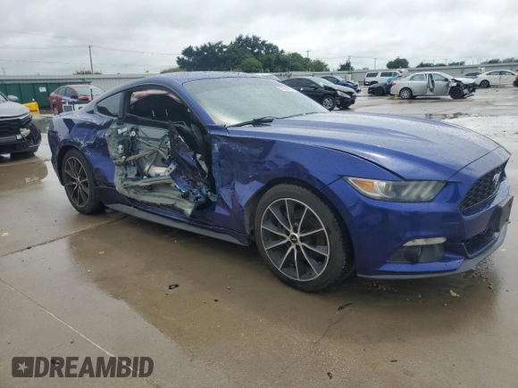 2016 Ford Mustang EcoBoost with VIN 1FA6P8TH7G5242101, listed as a Copart auction lot 55038955 with 156,520 mi miles and Salvage title. Bid and sale history available at DreamBid. Image 4.