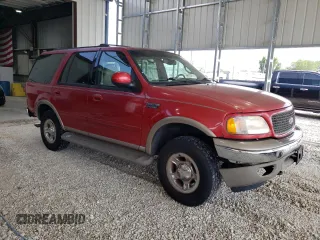 2002 Ford Expedition Eddie Bauer with VIN 1FMFU18L32LA46941, listed as a Copart auction lot 56998815 with 258,931 mi miles and Salvage title. Bid and sale history available at DreamBid. Image 4.