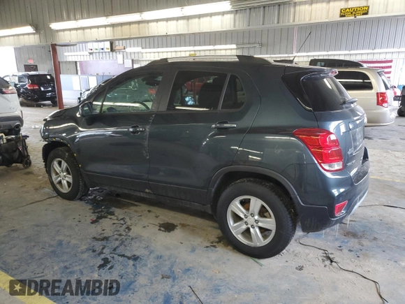 2021 Chevrolet Trax LT with VIN KL7CJPSBXMB352737, listed as a Copart auction lot 44924255 with 77,632 mi miles and Salvage Title. Bid and sale history available at carsss.com. Image 2.