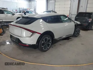 2022 Kia EV6 Wind with VIN KNDC34LA1N5028691, listed as a IAAI auction lot 41346742 with 110,944 mi miles. Bid and sale history available at carsss.com. Image 4.