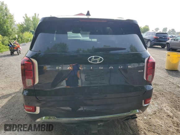 2020 Hyundai Palisade Limited z VIN KM8R5DHE8LU121965, wystawiony jako Copart lot #58702735 z przebiegiem 145 072 mil mil oraz Szkoda całkowita • Salvage title. Historia ofert i sprzedaży dostępna na DreamBid. Obrazek 6.