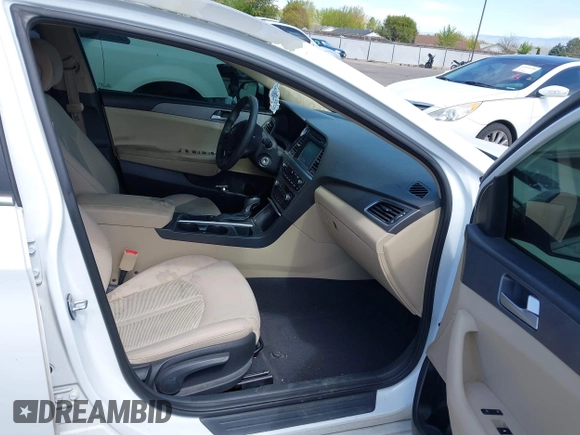 2016 Hyundai Sonata 2.4L with VIN 5NPE24AF6GH353754, listed as a IAAI auction lot 42117960 with 160,383 mi miles and . Bid and sale history available at carsss.com. Image 5.