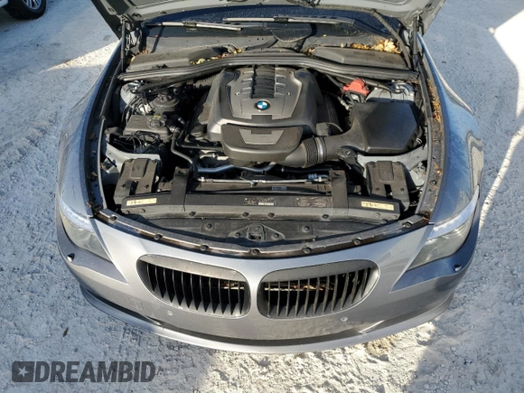 2008 BMW 6 Series 650i with VIN WBAEB53538CX60354, listed as a Copart auction lot 77579324 with 0 mi miles and Salvage Title. Bid and sale history available at carsss.com. Image 11.