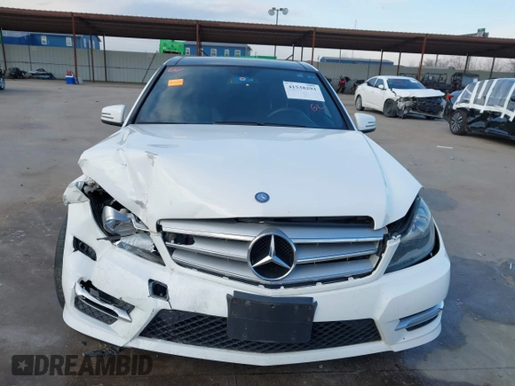 2013 Mercedes-Benz C 350 Sport with VIN WDDGF5HB5DA748460, listed as a IAAI auction lot 41538293 with 96,577 mi miles and . Bid and sale history available at DreamBid. Image 6.