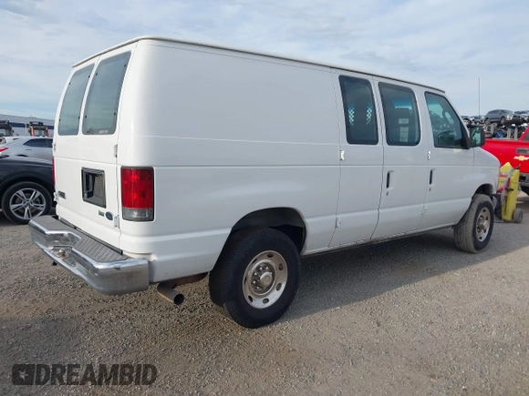 2010 Ford Econoline Cargo Commercial with VIN 1FTNE2EL3ADA76750, listed as a IAAI auction lot 41383269 with 178,457 mi miles and . Bid and sale history available at DreamBid. Image 4.