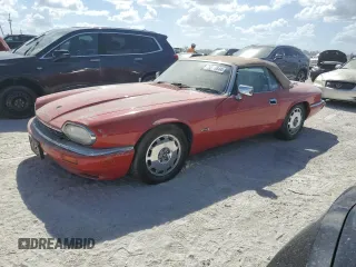 1996 Jaguar XJS with VIN SAJNX2747TC224957, listed as a Copart auction lot 76999844 with Not Provided miles and Salvage Title. Bid and sale history available at carsss.com. Image 1.