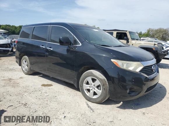 2014 Nissan Quest S with VIN JN8AE2KP9E9103310, listed as a Copart auction lot 53928695 with 138,287 mi miles and Clean Title. Bid and sale history available at carsss.com. Image 4.