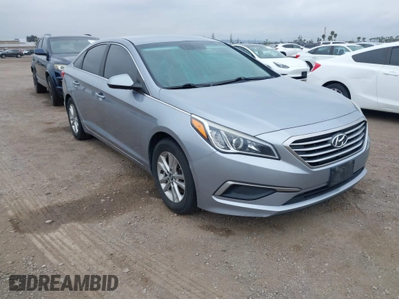 2017 Hyundai Sonata 2.4L with VIN 5NPE24AF1HH562921, listed as a IAAI auction lot 41883886 with 145,594 mi miles and . Bid and sale history available at carsss.com. Image 1.