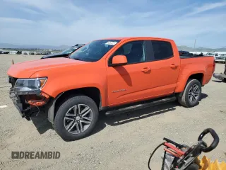 2021 Chevrolet Colorado 2WD LT z VIN 1GCGSCEN4M1144925, wystawiony jako Copart lot #54852425 z przebiegiem 50 874 mil mil oraz Szkoda całkowita • Salvage title. Historia ofert i sprzedaży dostępna na DreamBid. Obrazek 1.