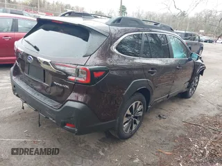 2025 Subaru Outback Limited z VIN 4S4BTANC2S3199865, wystawiony jako IAAI lot #42066365 z przebiegiem 1 016 mil mil oraz . Historia ofert i sprzedaży dostępna na DreamBid. Obrazek 4.