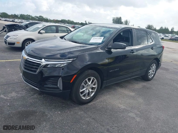 2024 Chevrolet Equinox LT with VIN 3GNAXKEG4RL280028, listed as a IAAI auction lot 41957580 with 20,818 mi miles. Bid and sale history available at carsss.com. Image 2.