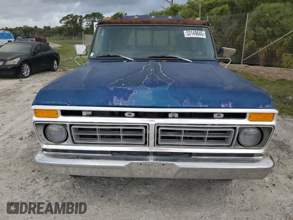 1977 Ford F-150 with VIN F15HNX86608, listed as a Copart auction lot 53149645 with 62,455 mi miles and Clean title. Bid and sale history available at DreamBid. Image 5.