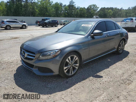 2017 Mercedes-Benz C C 300 with VIN WDDWF4JB1HR292660, listed as a Copart auction lot 52553005 with 110,942 mi miles and Salvage Title. Bid and sale history available at carsss.com. Image 1.