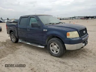 2005 Ford F-150 XLT with VIN 1FTPW12585KF09387, listed as a Copart auction lot 59563175 with 194,153 mi miles and Salvage title. Bid and sale history available at DreamBid. Image 4.