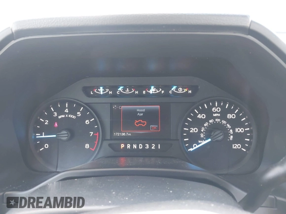 2016 Ford F-150 XL with VIN 1FTMF1C80GKD30050, listed as a IAAI auction lot 41824003 with 172,136 mi miles. Bid and sale history available at carsss.com. Image 7.
