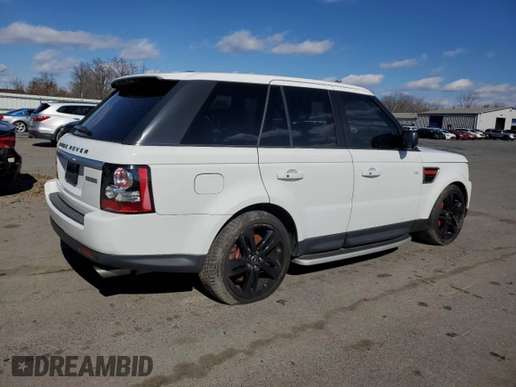 2013 Land Rover Range Rover Sport SC with VIN SALSH2E40DA778638, listed as a Copart auction lot 45488935 with 108,842 mi miles and Clean Title. Bid and sale history available at carsss.com. Image 3.