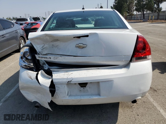 2012 Chevrolet Impala LS Fleet with VIN 2G1WF5E34C1126565, listed as a Copart auction lot 60233495 with 154,528 mi miles and Salvage title. Bid and sale history available at DreamBid. Image 6.