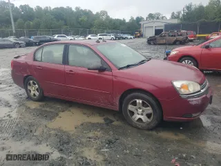 2005 Chevrolet Malibu LT with VIN 1G1ZU54875F198372, listed as a Copart auction lot 72370984 with 197,395 mi miles and Salvage Title. Bid and sale history available at carsss.com. Image 4.