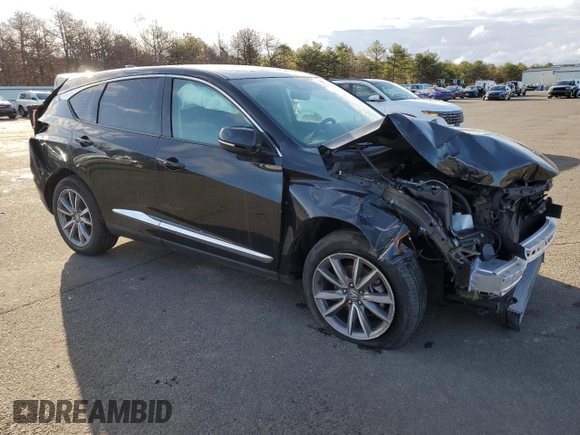 2021 Acura RDX Technology with VIN 5J8TC2H50ML011456, listed as a Copart auction lot 49070805 with 28,537 mi miles and Non repairable. Bid and sale history available at DreamBid. Image 4.