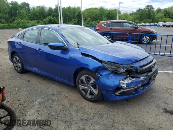 2020 Honda Civic LX z VIN 2HGFC2F65LH522536, wystawiony jako Copart lot #57254255 z przebiegiem 65 014 mil mil oraz Szkoda całkowita • Salvage title. Historia ofert i sprzedaży dostępna na DreamBid. Obrazek 4.