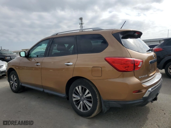 2017 Nissan Pathfinder S with VIN 5N1DR2MMXHC605245, listed as a Copart auction lot 53764715 with 167,954 mi miles and Clean Title. Bid and sale history available at carsss.com. Image 2.