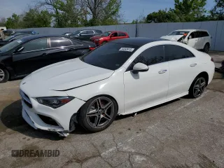 2022 Mercedes-Benz CLA 250 with VIN W1K5J4HB8NN299396, listed as a Copart auction lot 54053915 with 45,976 mi miles and Salvage Title. Bid and sale history available at DreamBid. Image 1.
