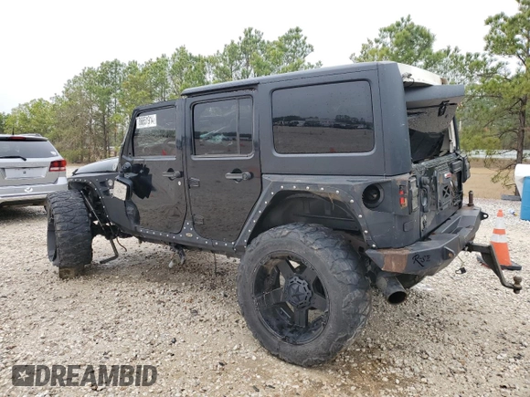 2012 Jeep Wrangler Unlimited Rubicon with VIN 1C4HJWFG7CL205244, listed as a Copart auction lot 86651914 with Not provided miles and Salvage title. Bid and sale history available at DreamBid. Image 2.