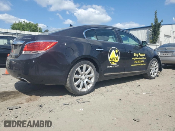 2012 Buick LaCrosse Touring with VIN 1G4GJ5E35CF323193, listed as a Copart auction lot 53535615 with 104,129 mi miles and Salvage title. Bid and sale history available at DreamBid. Image 3.