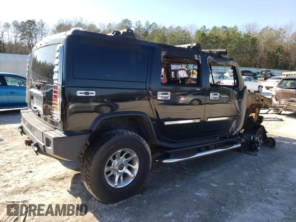 2003 Hummer H2 z VIN 5GRGN23U43H103551, wystawiony jako Copart lot #45456775 z przebiegiem Nie podano mil oraz Nie do naprawy. Historia ofert i sprzedaży dostępna na DreamBid. Obrazek 3.